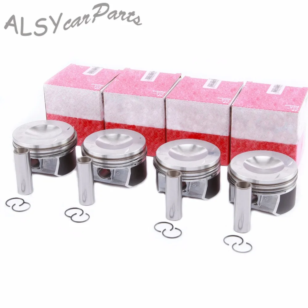 Поршневые и поршневые кольца YIMIAOMO OEM 06D 107 066 C STD 82 5 мм для VW Golf GTI MK5 Jetta Passa Audi A4 TT2.0T