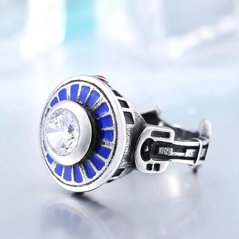 BEIER 2018 NEW Man Star Wars Fighter ring Factory Price 316L Stainless Titanium Steel Movie Jewelry BR8-246