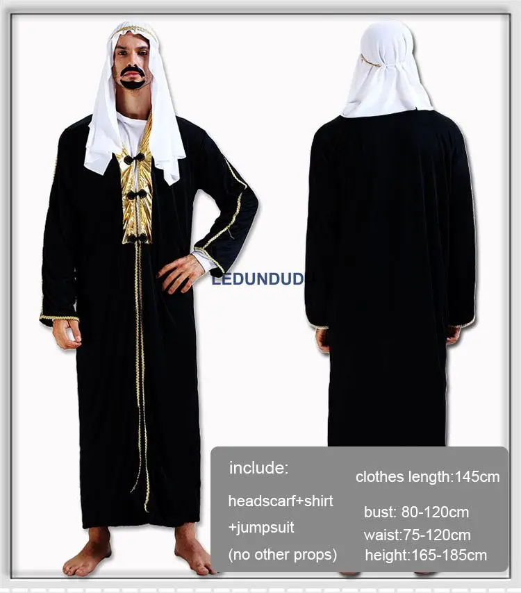 Маскарадный костюм для взрослых, мужчин, Аравийского принца, Дубай, Ближний Восток, халат, арабское женское платье для Хэллоуина, маскарадные вечерние костюмы, униформа - Цвет: 14