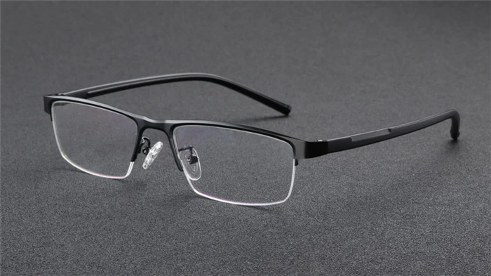 0-0,5-0,75 до-4 полурамки фотохромные очки для близорукости мужские металлические Квадратные Солнцезащитные Обесцвечивающие близорукие очки для женщин