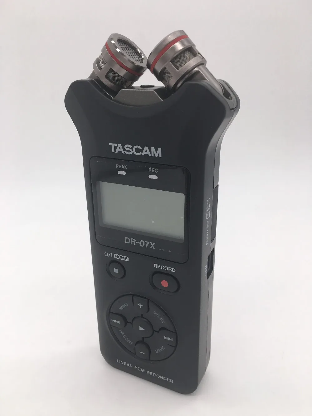 TASCAM DR-07X стерео ручной цифровой аудио рекордер интервью рекордер ручка HD шумоподавление запись линейный PCM рекордер