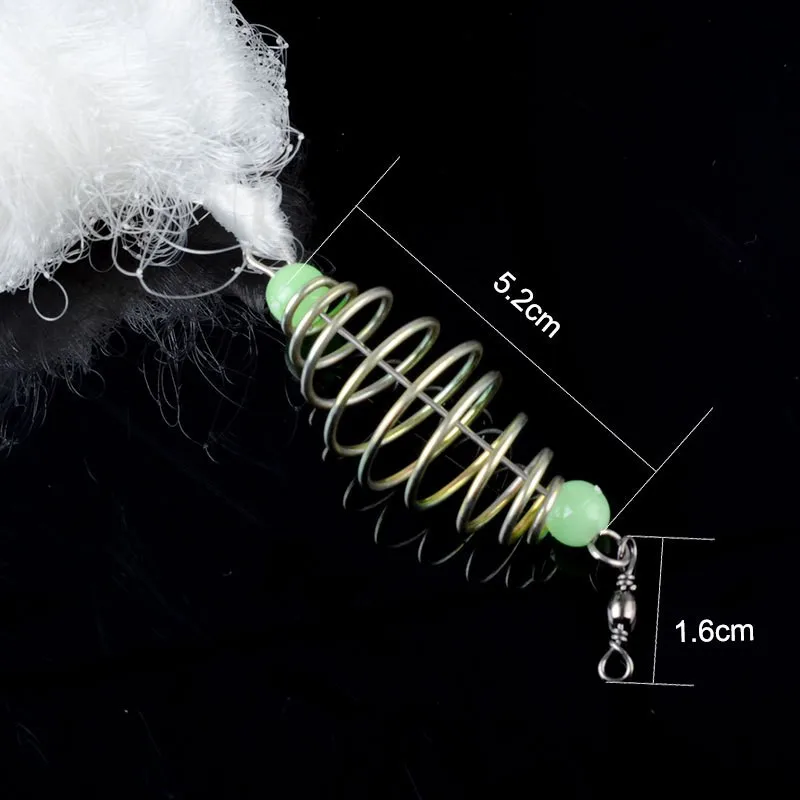 3 шт./упак. Медь весной мелководья Рыболовные сети с светятся в темноте бисера Вертлюги Рыбалка разъем пресноводных Рыбалка Интимные аксессуары