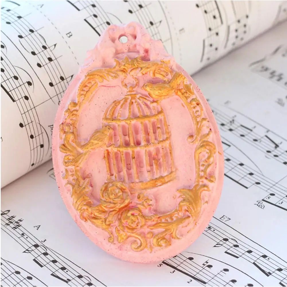 

DIY Baking Tool Pendant Silicone Mold Bird Cage Silicone Cake Mold Soap Mold Fondant Chocolate Candy Biscuits Moulds