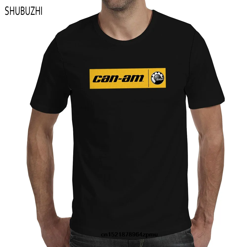 

Men T shirt Cool Can Am Logo Stripe Brp Team funny t-shirt male summer fashion top tees bigger size plus tops sbz314