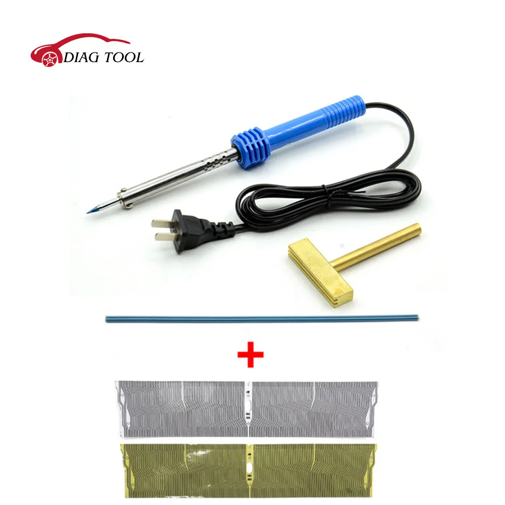 

For BMW MID Radio Pixel Repair Tool E38 E39 X5 Radio dead pixels repair replacement + 1pc soldring iron welding gun