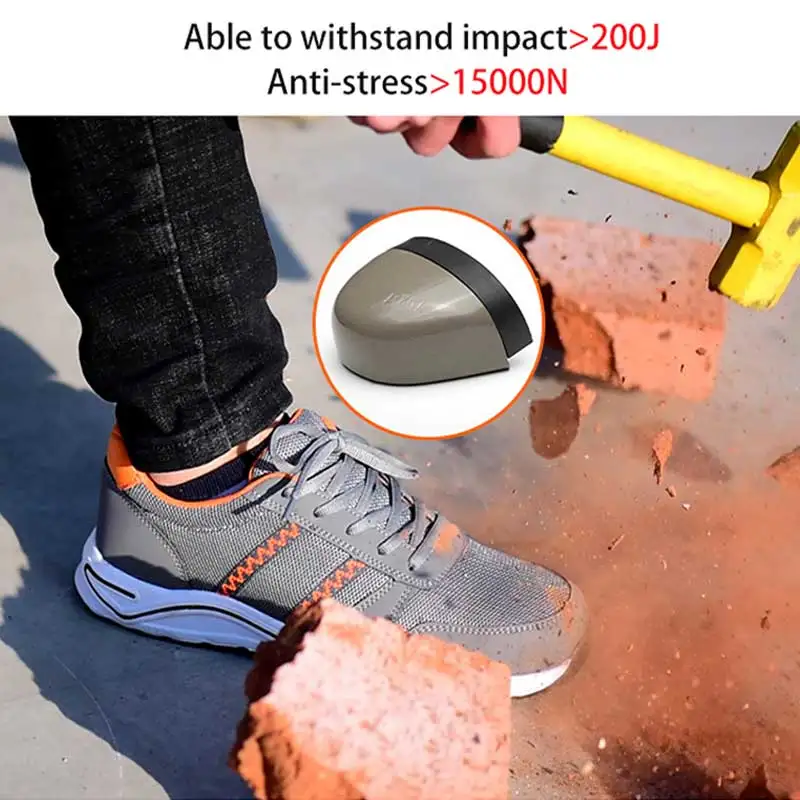 2019 Men's Working Shoes Lightweight 0.3KG Steel Toe Cap Work & Safety Boots Breathable Male Puncture Proof Boots Casual Sneaker 2019 Men's Working Shoes Lightweight 0.3KG Steel Toe Cap Work & Safety Boots Breathable Male Puncture Proof Boots Casual Sneaker