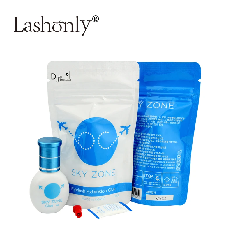 

New SKY ZONE Glue for Eyelash Extension Glue Last Over 6 Weeks Fast Drying Professional Eyelash Glue from Korea