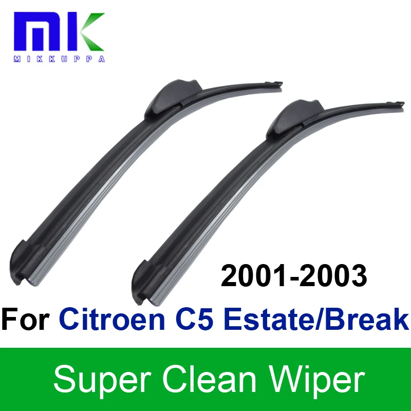 Silicone Rubber Wiper Blades For Citroen C5 Estate/break 2001 2002 2003