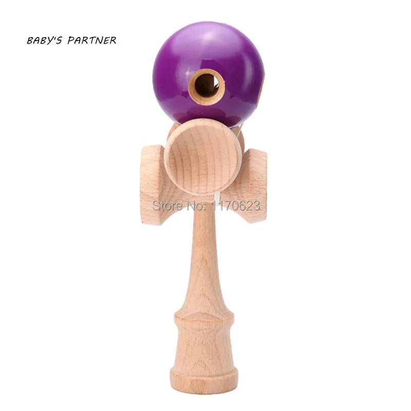 5 отверстий и 5 чашек деревянный Профессиональный Kendama Традиционная игрушка мяч игра PU крашеный пляжный мячик для жонглирования подарок для детей