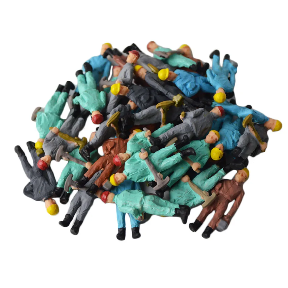 

1/50 scale Painted Building Layout Model Train Workers Figures Workman Perfect for Layout and Landscape Models