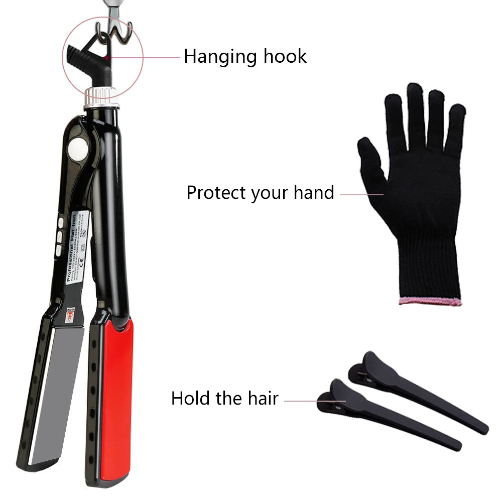 Jual MCH 470F Suhu Tinggi Lebar Piring Keratin Meluruskan Besi Alat Styling Titanium Pelurus Rambut Profesional Flat Iron Online MCH 470F Suhu Tinggi Lebar Piring Keratin Meluruskan Besi Alat Styling Titanium Pelurus Rambut Profesional Flat Iron