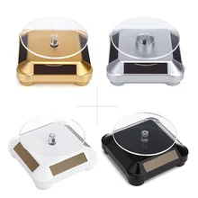 Солнечная Витрина 360 автоматический вращающийся проигрыватель ювелирных изделий Органайзер ожерелье часы-браслет с телефоном Дисплей Стенд SSA-19ING