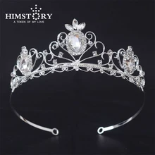 Charming Rhinestone Pearl Princess Tiara Crown Silver Wedding Hair Jewelry Accessories Bridal Tiaras Women Prom Headpiece jonnafe charming bridal headpiece silver rhinestone wedding headband tiara handmade hair accessories for bride
