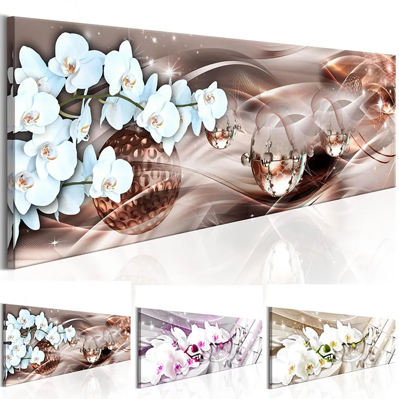 white orchids
