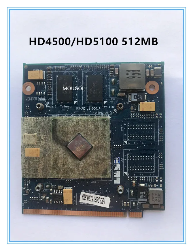 HD4500 HD5100 HD4570 216-0728014 VGA Видео Графика карты KSKAE LS-5001P 512 Мб