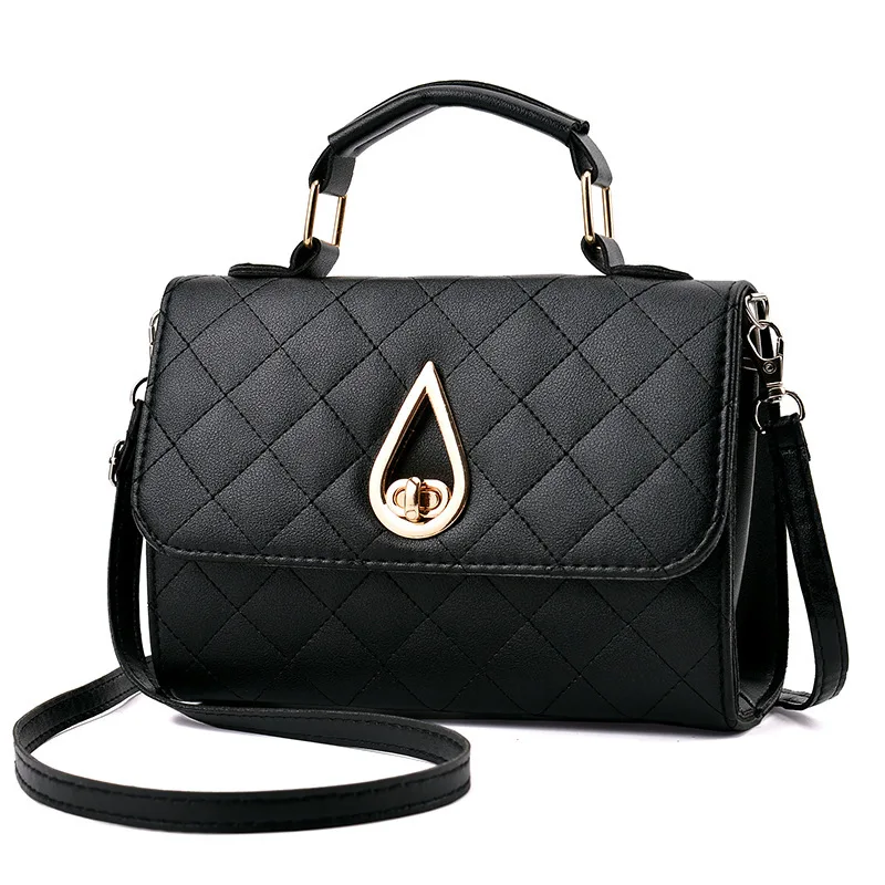 

BXJZHTLRZK High Quality Women Small Pendant Handbag Droplets Messenger Bags Capacity Shell Bag Female Shoulder Bag