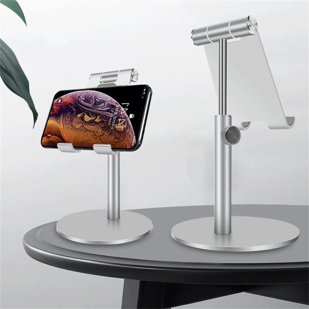 

Aluminum Alloy Rotatable Phone Holder for iphone X for Samsung Tablet Holder Stand Mount Support Bracket Adjustable Table Holder