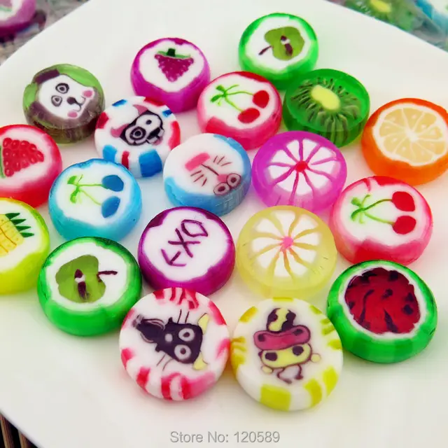 250g Korean Style Fruit Taste Slice Candy, Multi Tastes Slice Hard