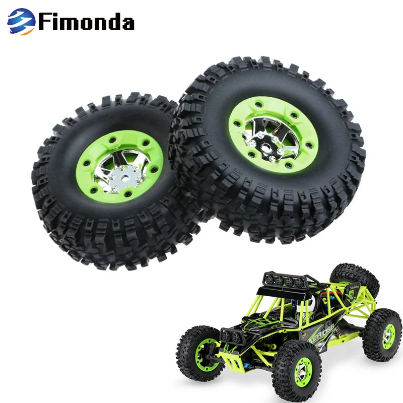 

2-4pcs Wltoys Left & Right Tires Wheel Hub Kit For 1:12 RC Car Wltoys 12428 12423 0070 0071 Spare Replace Parts