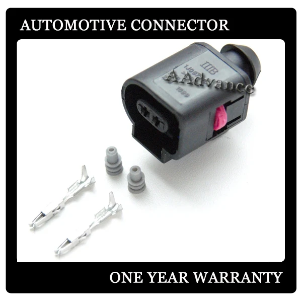 VAG Group 2 Pin Plug Connector Replacement OEM 1J0973702 With Terminals | Автомобили и мотоциклы