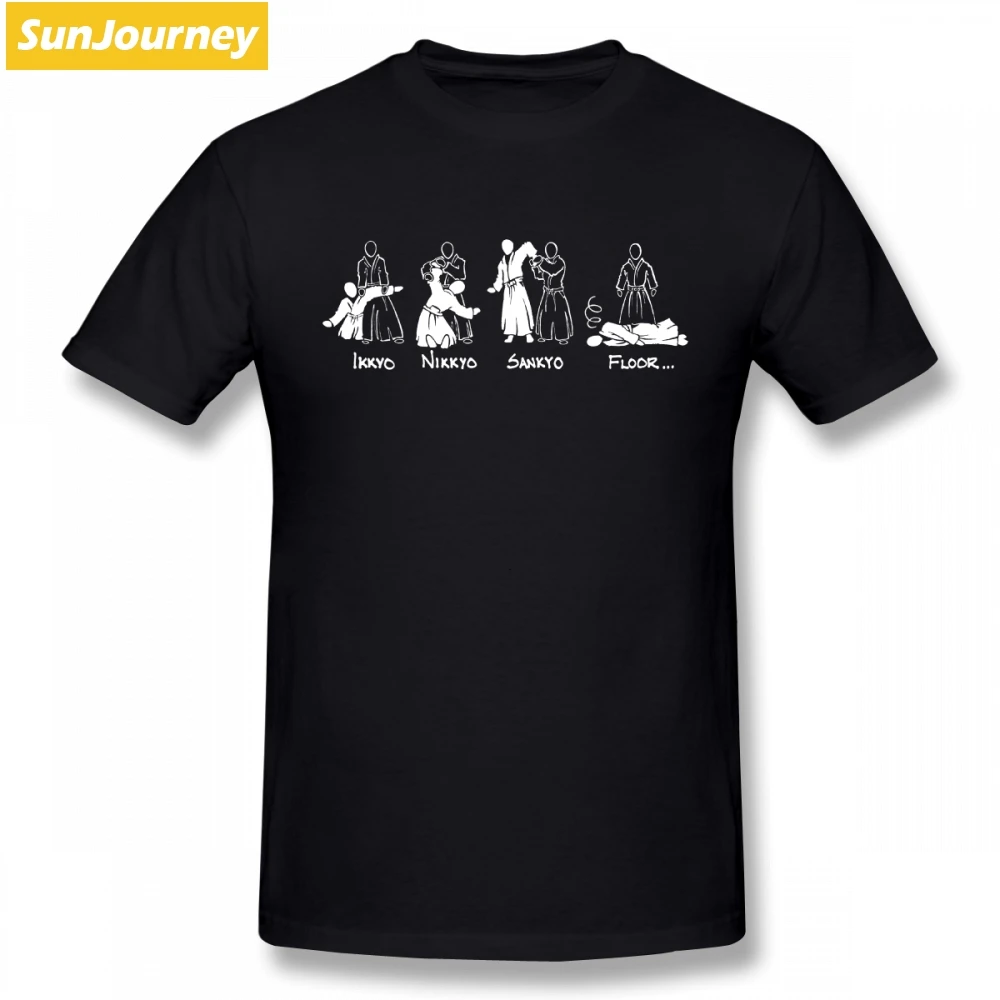 

Aikido T Shirt Kpop Clothes For Men Cotton Crewneck XXXL Short Sleeve Custom Men T-shirt