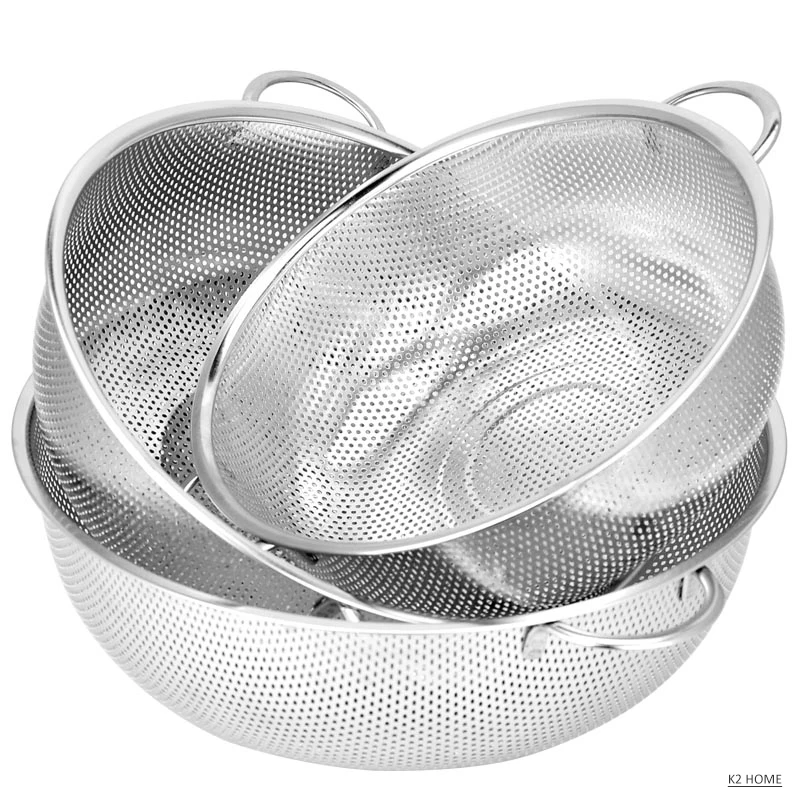 Сетчатый дуршлаг из нержавеющей стали для овощей 195/225/255/285 мм|steel strainer|stainless steel