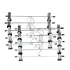 5pcs/lot New Hangers For Clothes Stainless Steel Clip Stand Hanger Pants Skirt Kid Clothes Adjustable Pinch Grip Cabide 3