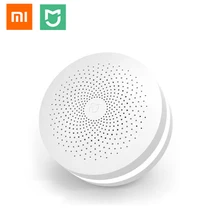 Xiaomi MIJIA Модернизированная версия ZigBee шлюз умный дом комплект Многофункциональный узловой центр пульт дистанционного управления центор поддержка Yeelight Aqara