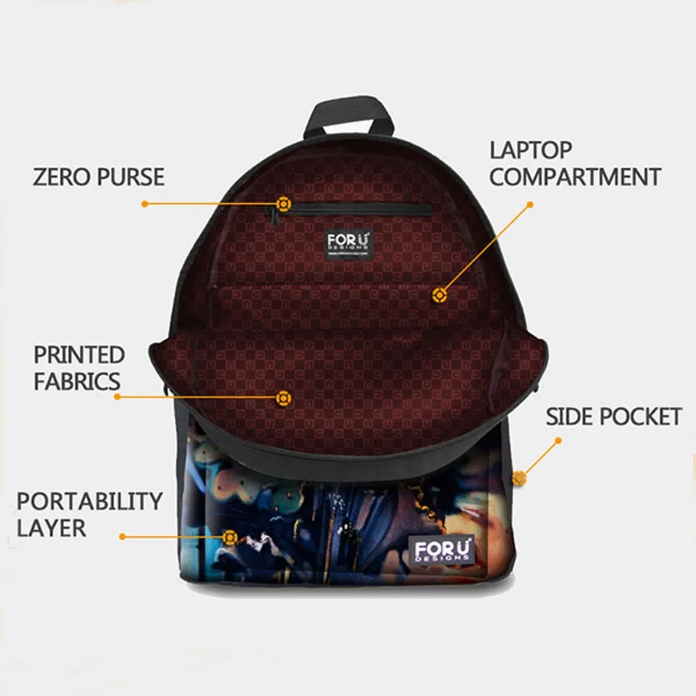 Уникальный 3D Crazy рюкзак для наездника для девочек животное зоо рюкзак для мужчин и женщин сумка рюкзак детские школьные рюкзаки