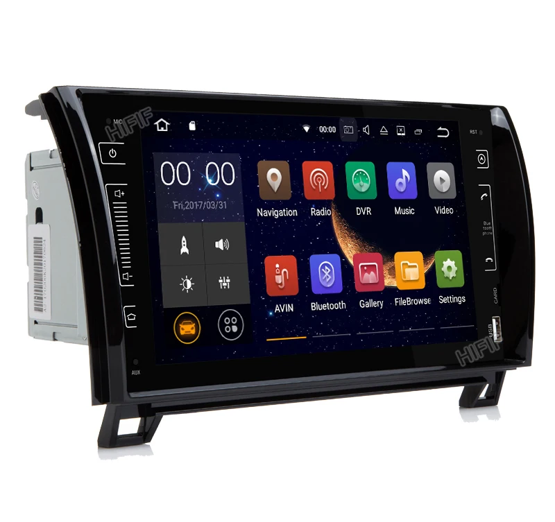 Flash Deal HIFIF 9" Android 7.1.2 Car Radio Audio GPS Navigation Central Multimedia for Toyota Sequoia Tundra 2007 2008 2009 2010 2011 2012 2