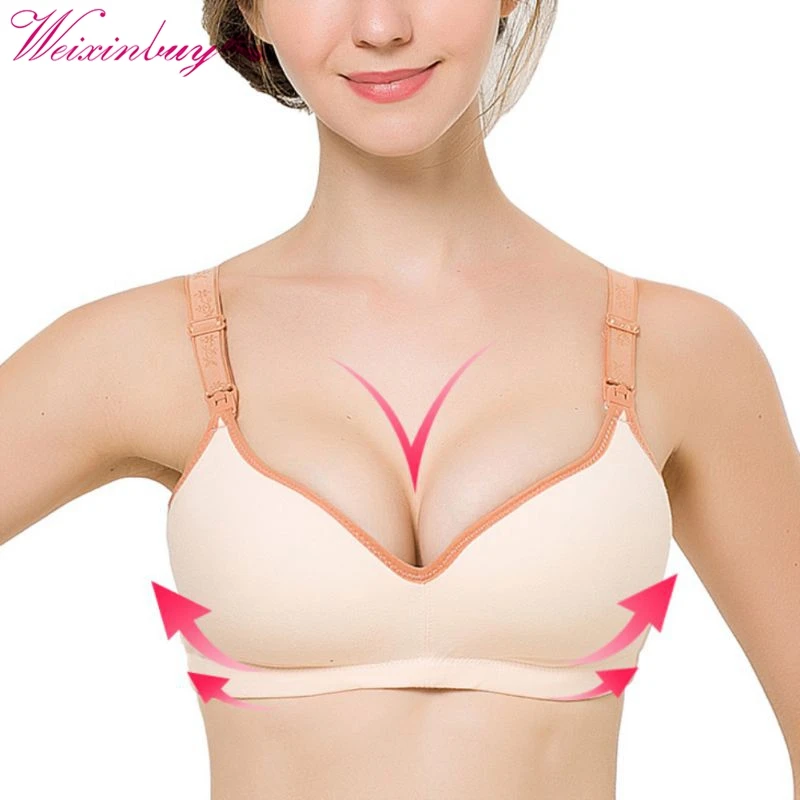 

34-40 BC Breastfeeding Pregnant Feeding NurComfortable Nursing Bra Maternity Clothes Underwear Women Pregnant Breast Feeding Bra