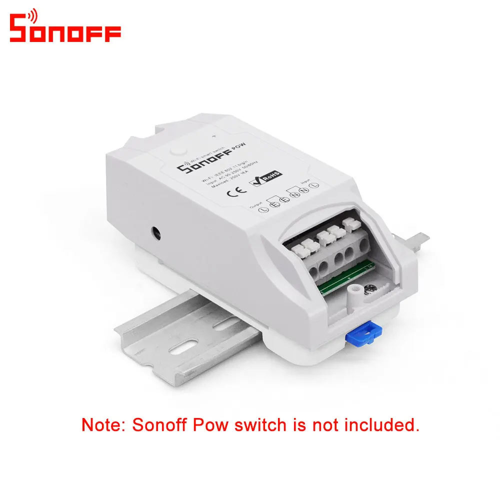 Itead Sonoff DR DIN Rail Tray Mounted Adjustable Holder Support Most Sonoff Products Basic RFR2 RFR3 POWR2 TH10/16 Dual 5