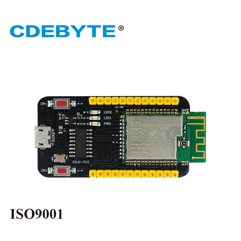 E73-TBB тестовая плата для Bluetooth ARM nRF52832 2,4 ГГц 2,5 МВт IPX PCB антенна IoT uhf беспроводной приемопередатчик Ble 5,0 радиочастотный приемник