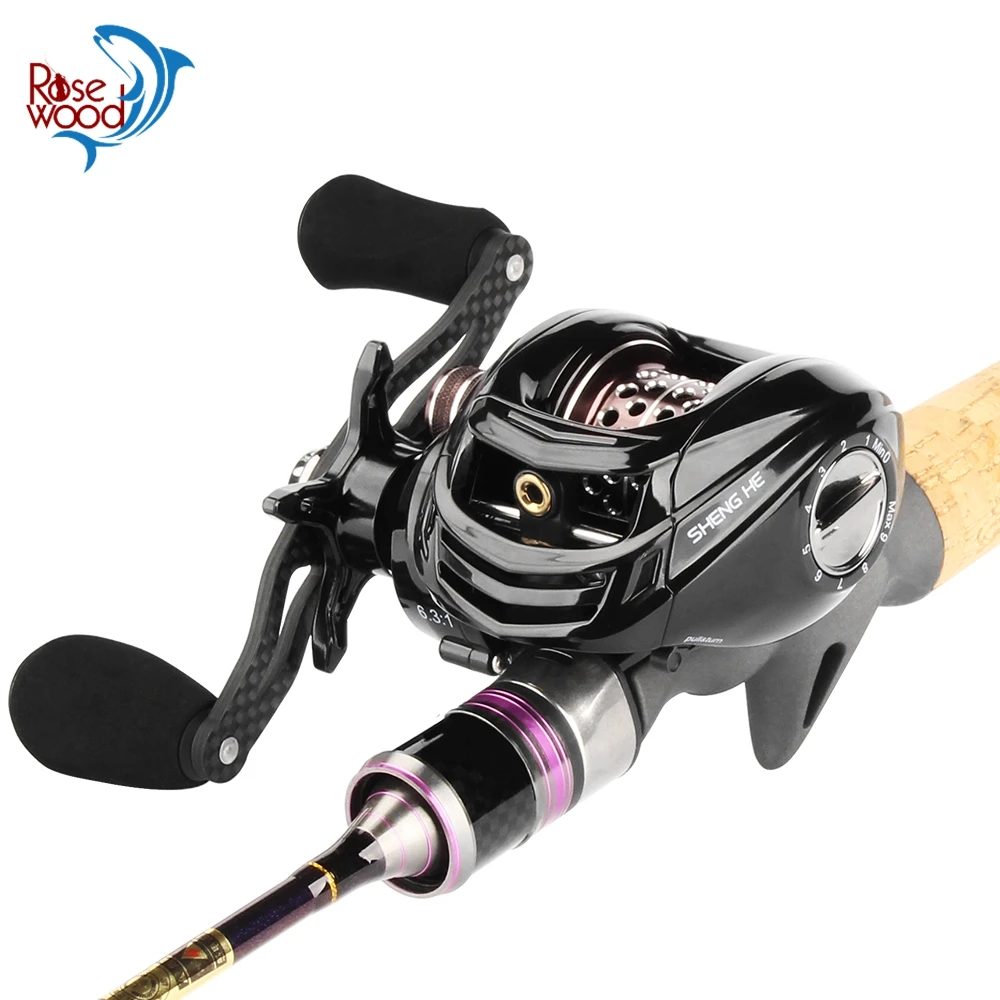 

17+1BB Bearings Left/Right Hand Baitcasting Fishing Reel 6.3:1 Bait Metal Spool Wheel With Magnetic Brake Carp Carretilha Pesca