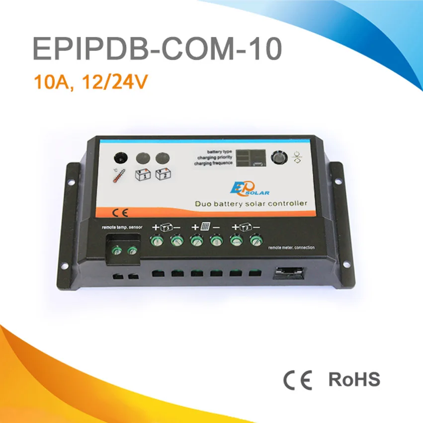 EPIP COM EPEVER ШИМ Регулятор солнечной энергии банк ячеек контроллер 10A 10amp 24V 270W