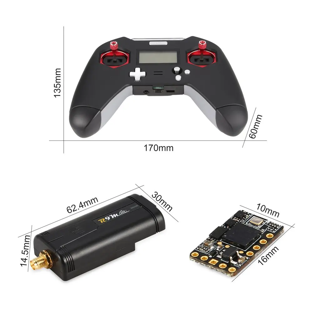 

FrSky 2.4GHZ 16CH Taranis X-LITE X Lite Transmitter Remote Controller+R9m Lite Module+R9MM Receiver for FPV RC Racing Drone Part