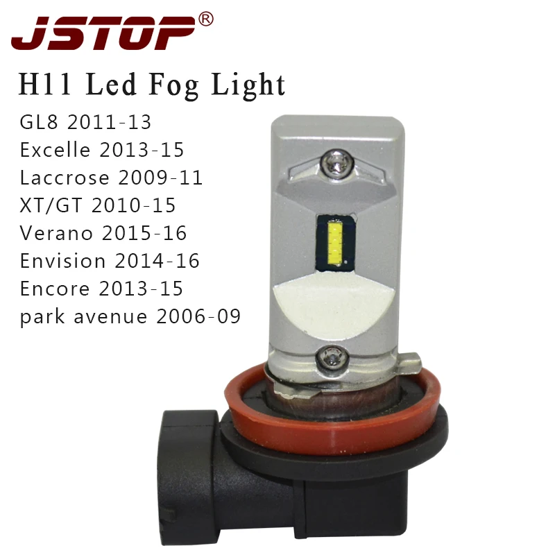 Jstop Xt Gt Gl8 Envision Park Avenue Encore Laccrose Led Car Fog Bulbs