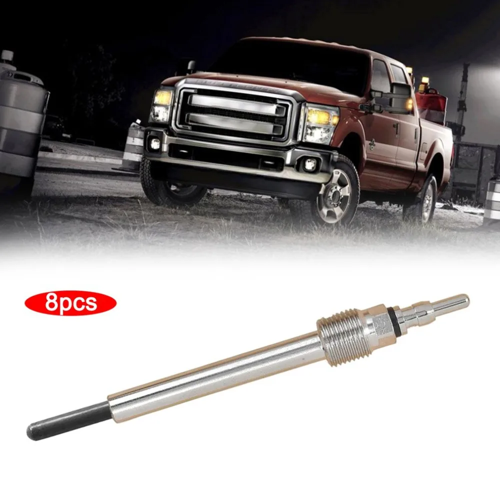 New 8pcs/Set Glow Plugs Heater For Ford F250 F350 Super Duty For Diesel