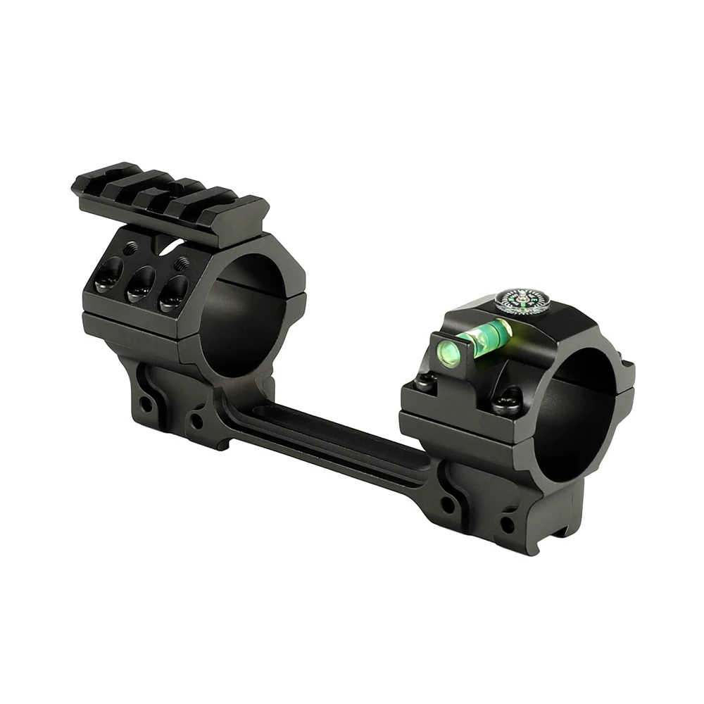 ohhunt 11mm Dovetail Riflescope Rings Hunting 25.4mm 30mm Scope Mount Top with Can Removed Picatinny Rail Compass Bubble Level (2)