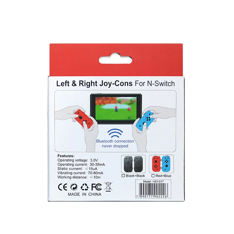 Беспроводной Bluetooth 400 мАч левый и правый игровой контроллер Joy-Con Joypad геймпад для пульта переключателя kingd NS с кабелем type C