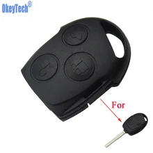 OkeyTech For Ford Mondeo Focus Remote Case Key Head Free Shipping Replacement Cover Without Blade 3