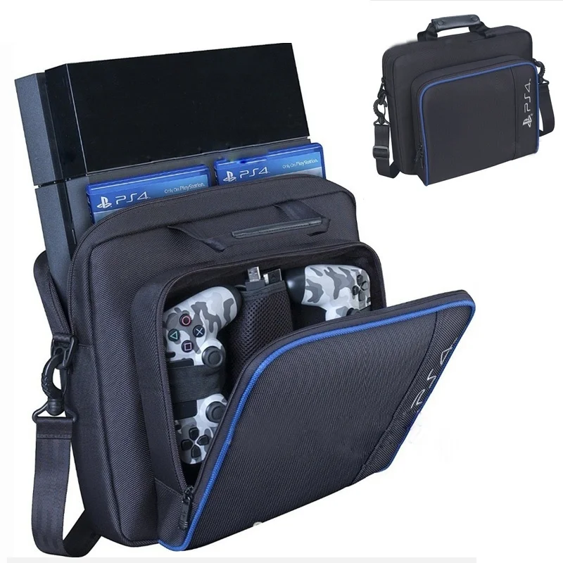 

New Travel Carry Protective Shoulder Bags Case Pouch Cover for Playstation 4 PS4 PS4 Slim PS4 Pro Console Accessory Bag