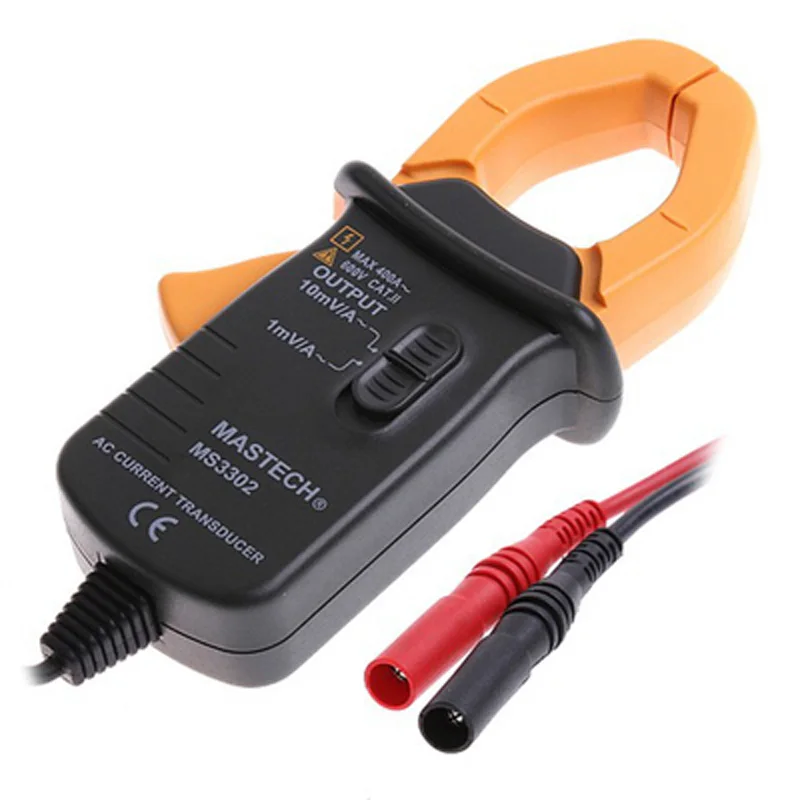 Mastech MS3302 400A AC Current Transducer Clamp Meter 0.1A 400A a.c