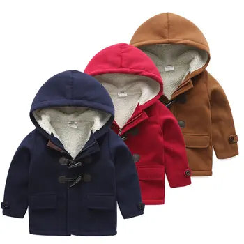 

2019 Baby Button Coat Winter Dress Korea New Men's Children's Wear Plus Down Thickened Coat Girls Coats Little Girls Clothing
