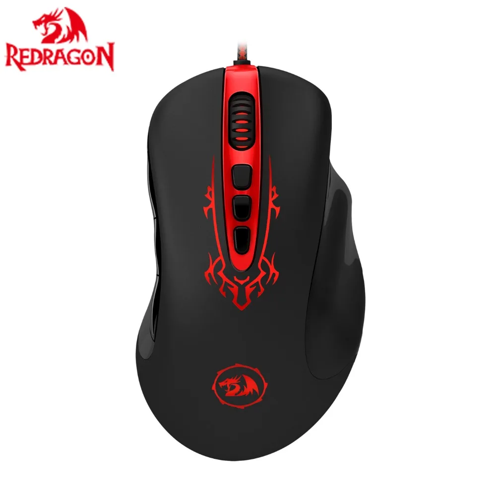 Игровая мышь Redragon M903 ORIGIN программируемая 4000 DPI 8 кнопок USB кабель в оплетке с