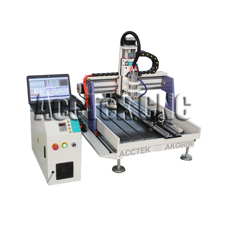  Computer control 3d milling machine mini cnc router 6090 wood engraving machine