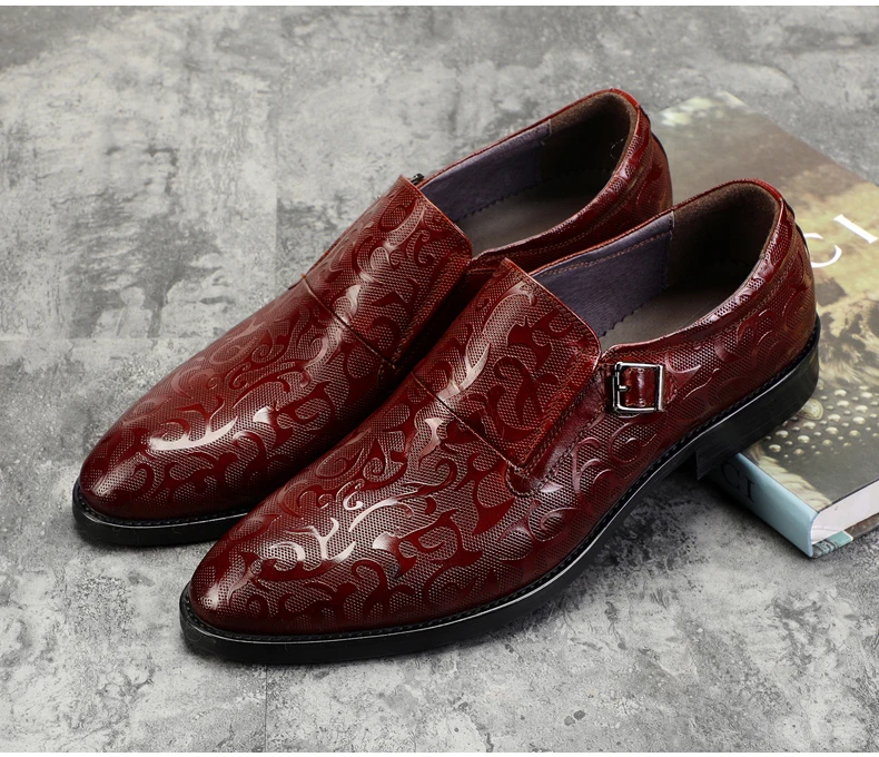 Men's Leather Casual Shoes' Black Leather Shoes Men Business Formal Shoe Slip-on Men Loafers Luxury Brand Flats Shoes Plus Size (3)