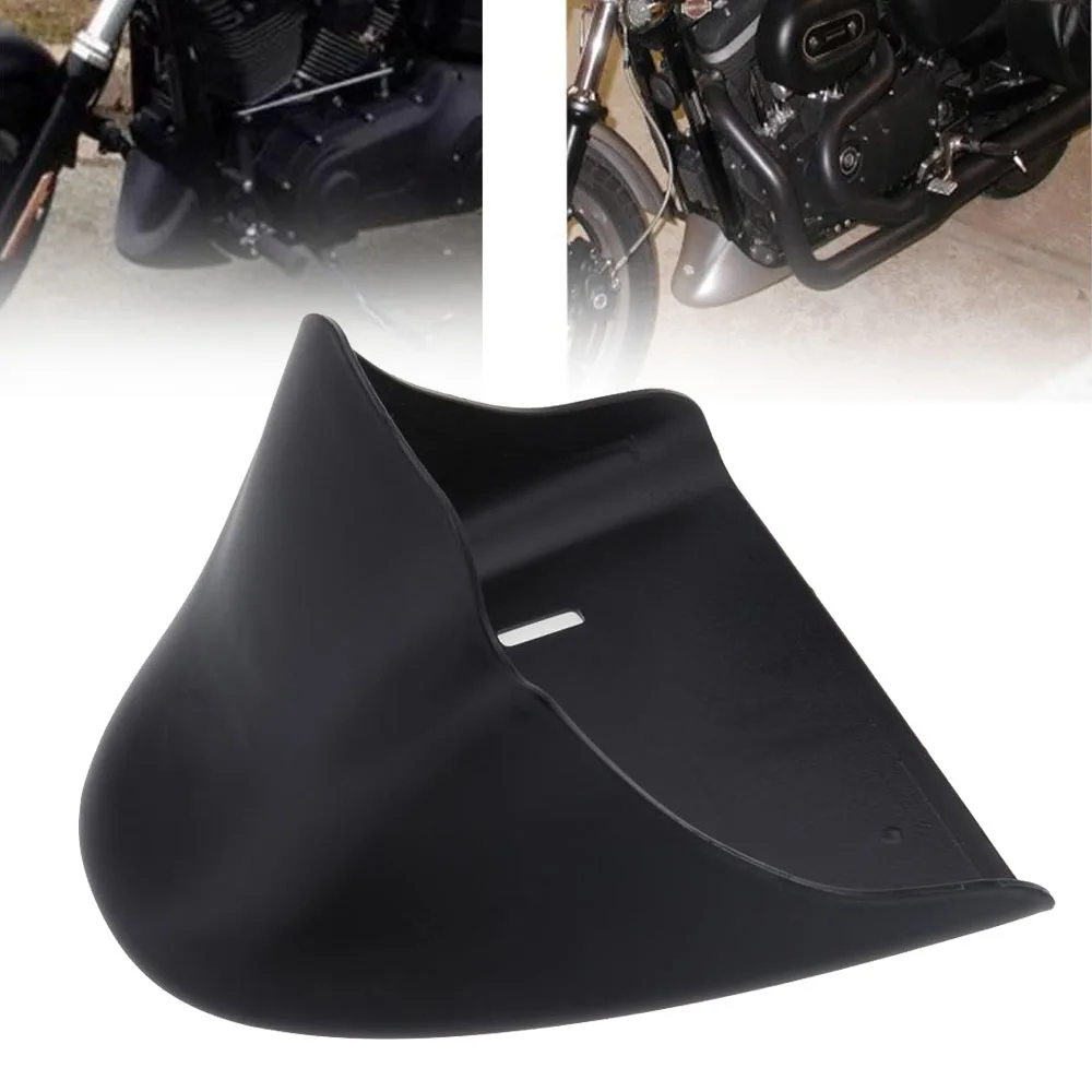 Matte Gloss Black Motorcycle Chin Lower Front Spoiler Air Dam Fairing