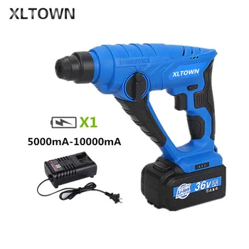 Xltown 21V hammer rechargeable lithium battery impact drill home power tools High-capacity lithium battery impact drll Xltown 21V hammer rechargeable lithium battery impact drill home power tools High-capacity lithium battery impact drll
