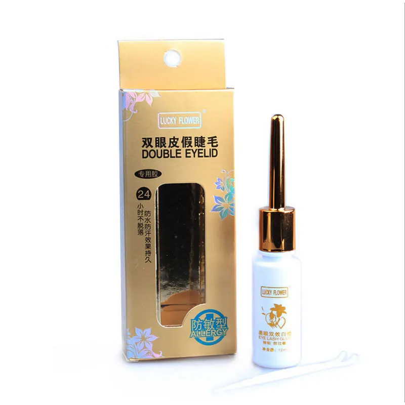 

12ml Professional Quick Dry Double Eyelid Glue Adhesive False Eyelash Extension Glue Long-lasting Beauty Makeup